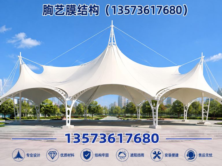 安丘市膜结构加油站展示图